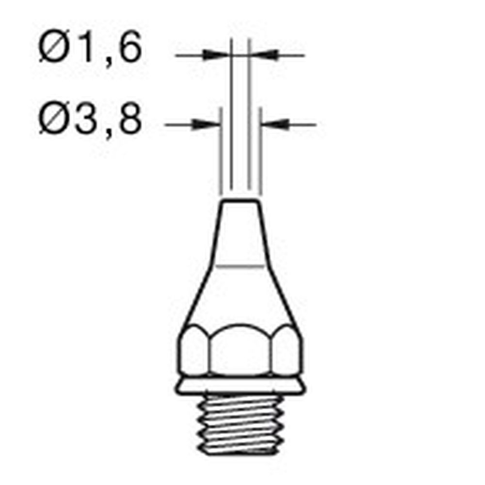 Насадка JBC 25 DE (0320800) для DST