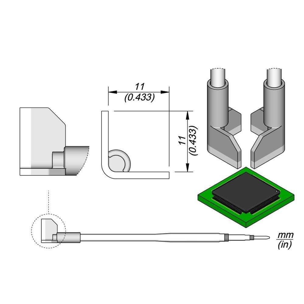 Картридж-наконечник JBC 2245-280