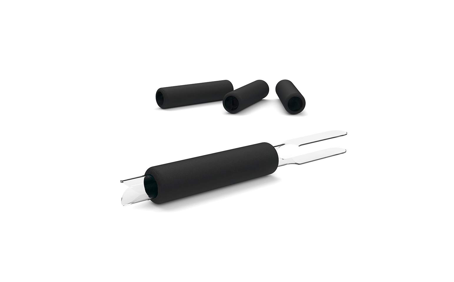 Накладки чёрные для рукоятки T210, 4 шт - JBC 23311