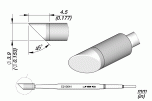 Картридж-наконечник скошенный Ø3,9 мм для паяльников T210 — JBC C210-041