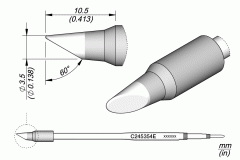 Жало скошенное Ø 3,5 мм для T245 - JBC C245-354E