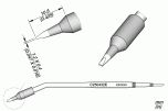 Картридж-наконечник Chisel 1,2×0,4 мм (удлинённый) для AP250 - JBC C250-432E