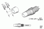 Наконечник Ø4,8 мм / Ø2,4 мм, макс. вывод Ø2,2 мм для вакуумного паяльника DT530 — JBC JBC D530-007