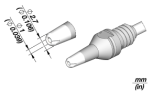 Наконечник для вакуумного паяльника DT530-A, Ø2,7/Ø1,0 мм — JBC D530-013