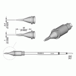 Жало R245 Twintip клиновидное 4,7x1,6 мм для TRA245 - JBC R245-016
