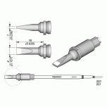 Жало паяльное долотообразное 4 x 1 мм для автоматической пайки - JBC R245-021