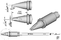 Картридж-наконечник Grooved Chisel 2.5×1 для TR470 - JBC R470-042