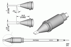 Картридж-наконечник Chisel 2.9×1 S1 для TR470 - JBC R470-048