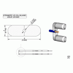 Жало для зачистки 20 AWG (0,81 мм) серии W140 для пинцета WS140 - JBC W140-20G