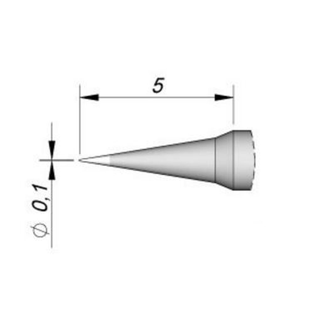 Наконечник JBC C115-101 конический 0,1 мм