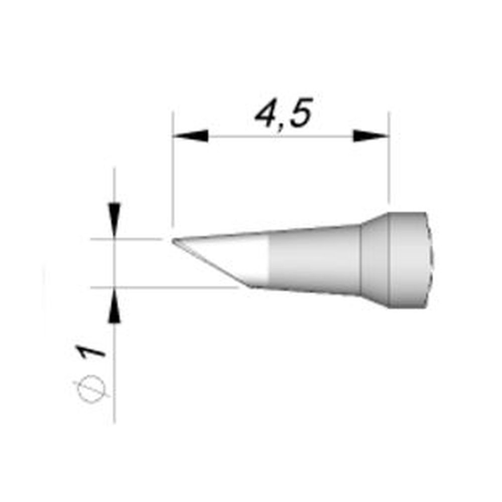 Наконечник JBC C105-128 миниволна 1,0 мм