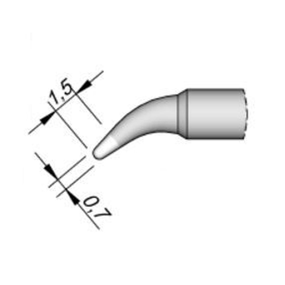 Наконечник JBC C120-004 конический 0,7 мм 