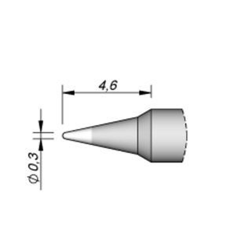 Наконечник JBC C210-001 конический 0,3 мм