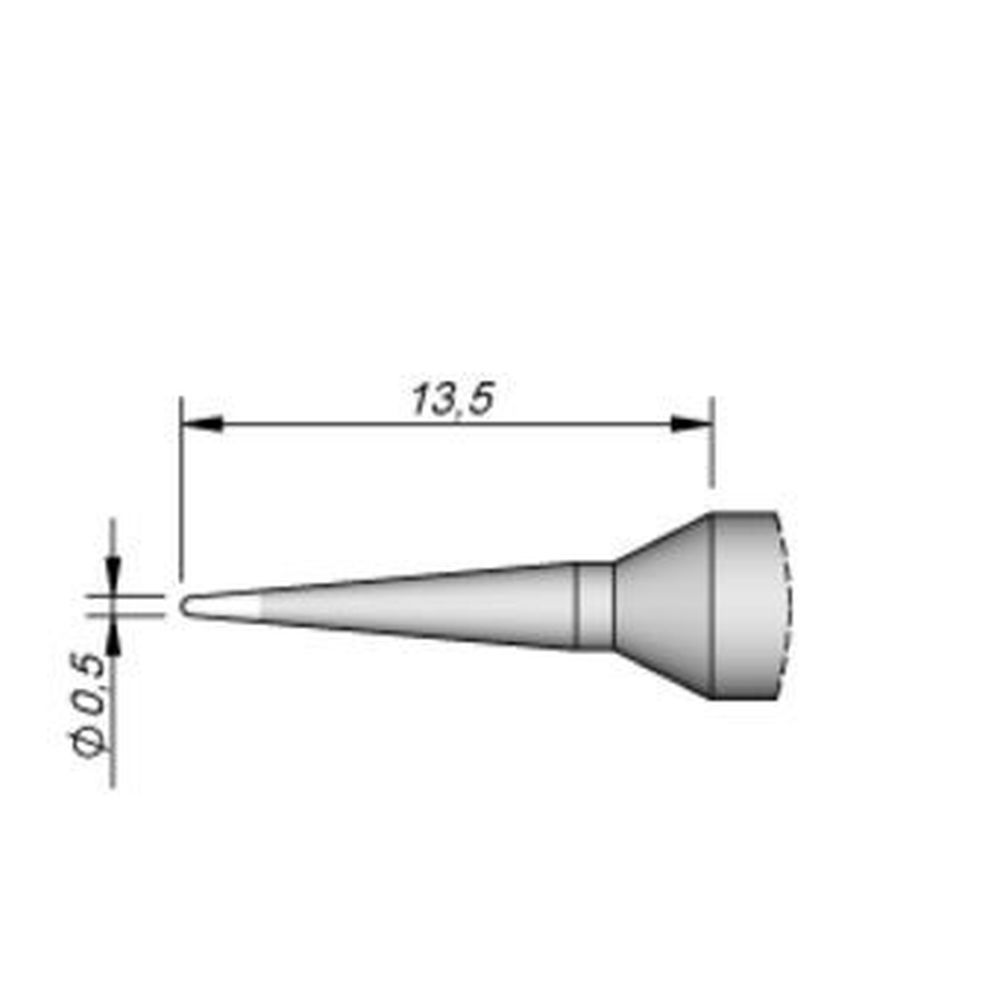 Наконечник JBC C245-036 конический 0,5 мм