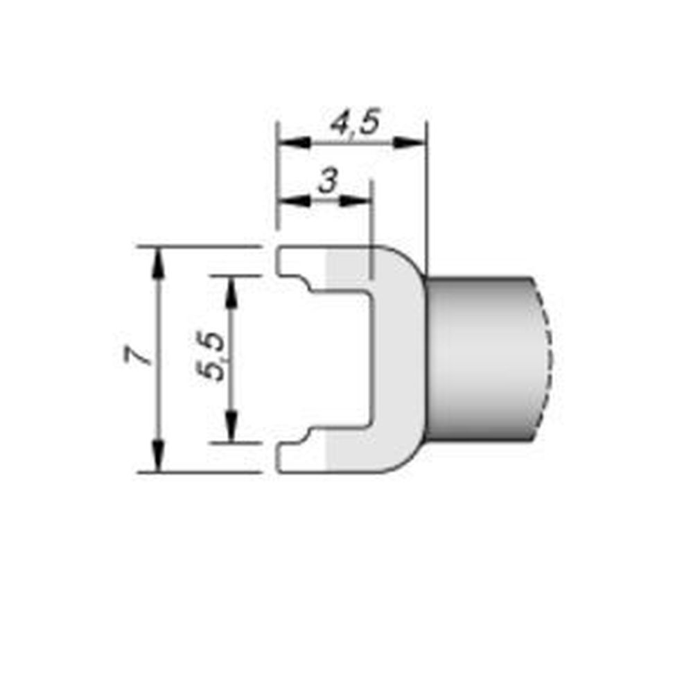 Наконечник JBC C245-221 Tunnel 5,4 x 10,0 мм