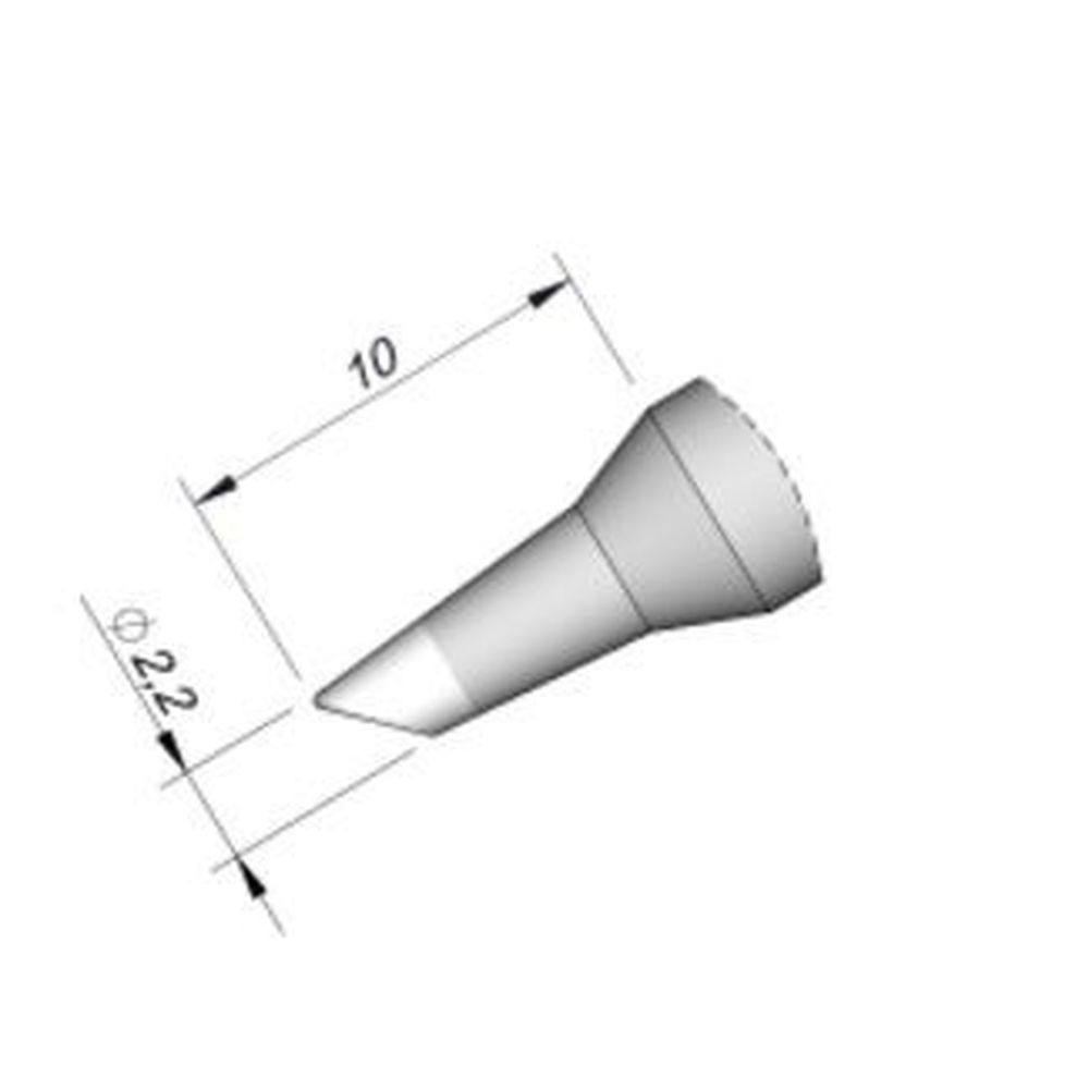 Наконечник JBC C250-414 скошенный 2,2 мм