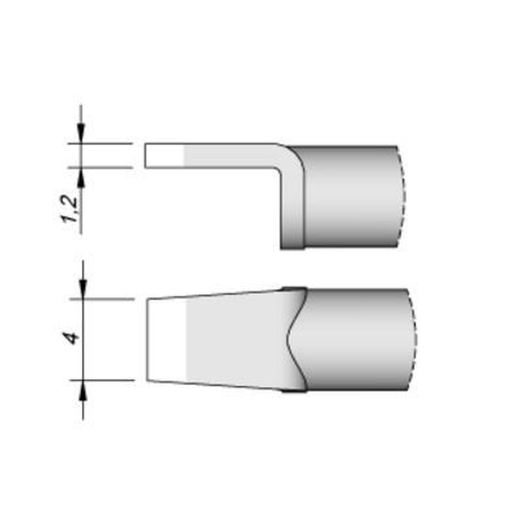 Наконечник JBC C420-273 лопатка 4,0 мм