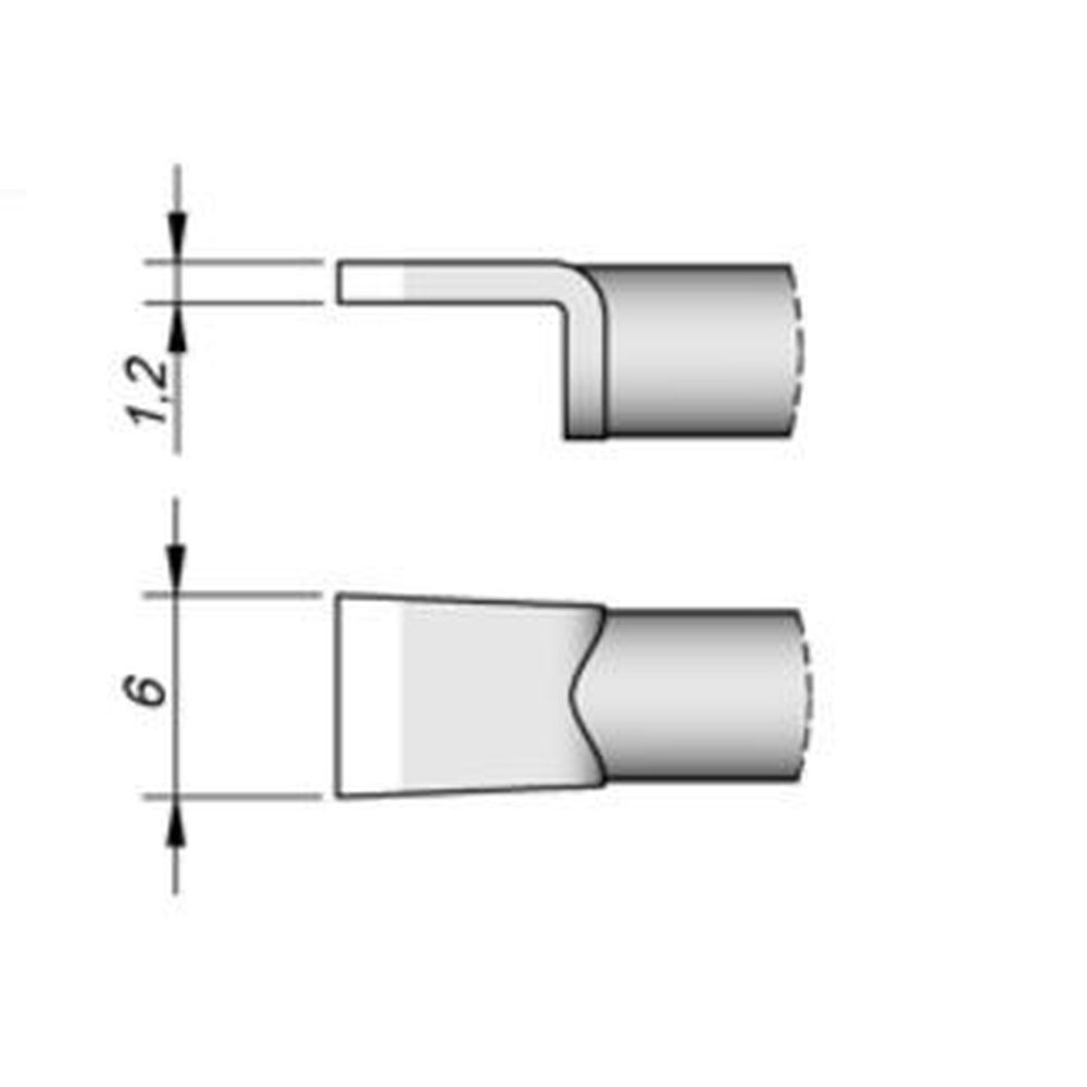 Наконечник JBC C420-274 лопатка 6,0 мм