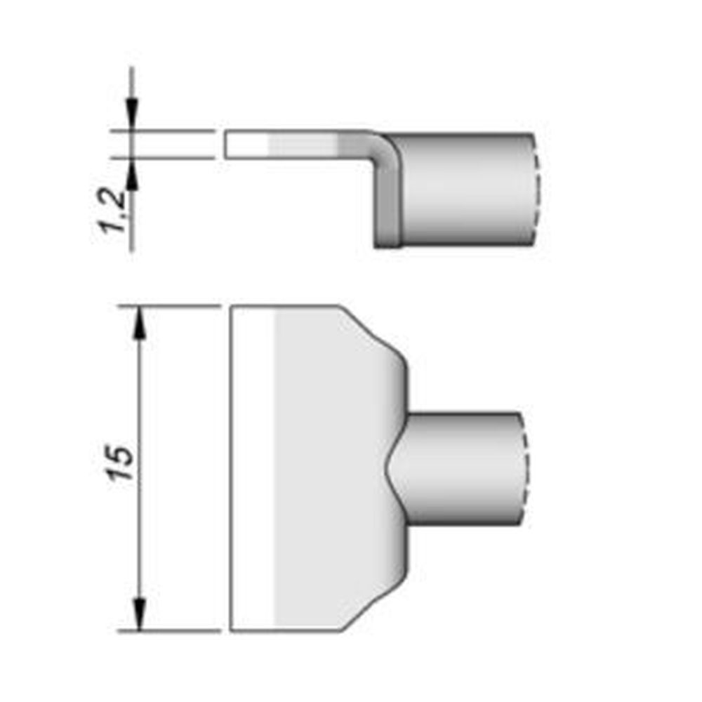 Наконечник JBC C420-277 лопатка 15,0 мм