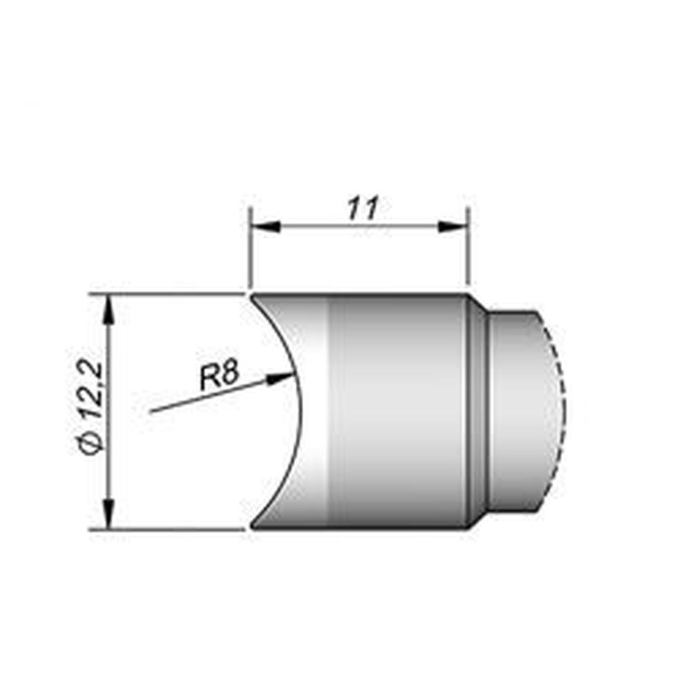 Наконечник JBC C470-010 для пайки пинов и кабельных соединений 16,0 мм