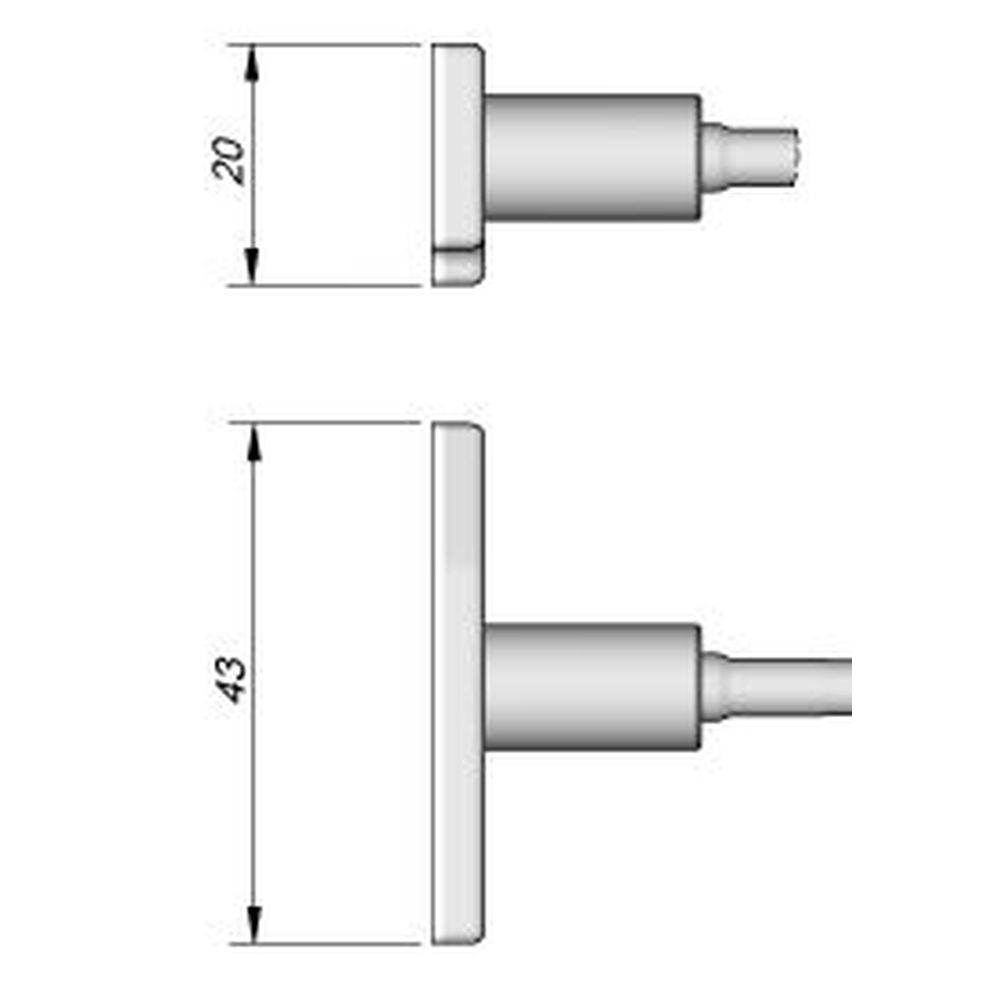 Наконечник JBC C470-027 штамп 43,0 х 20,0 мм